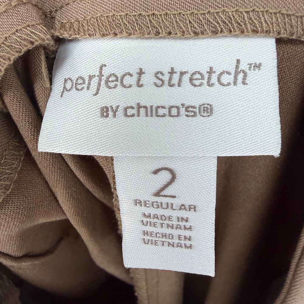 Chico’s Brown Josie Perfect Stretch Slim Leg Pull On Pants (2/12) - Picture 5 of 6